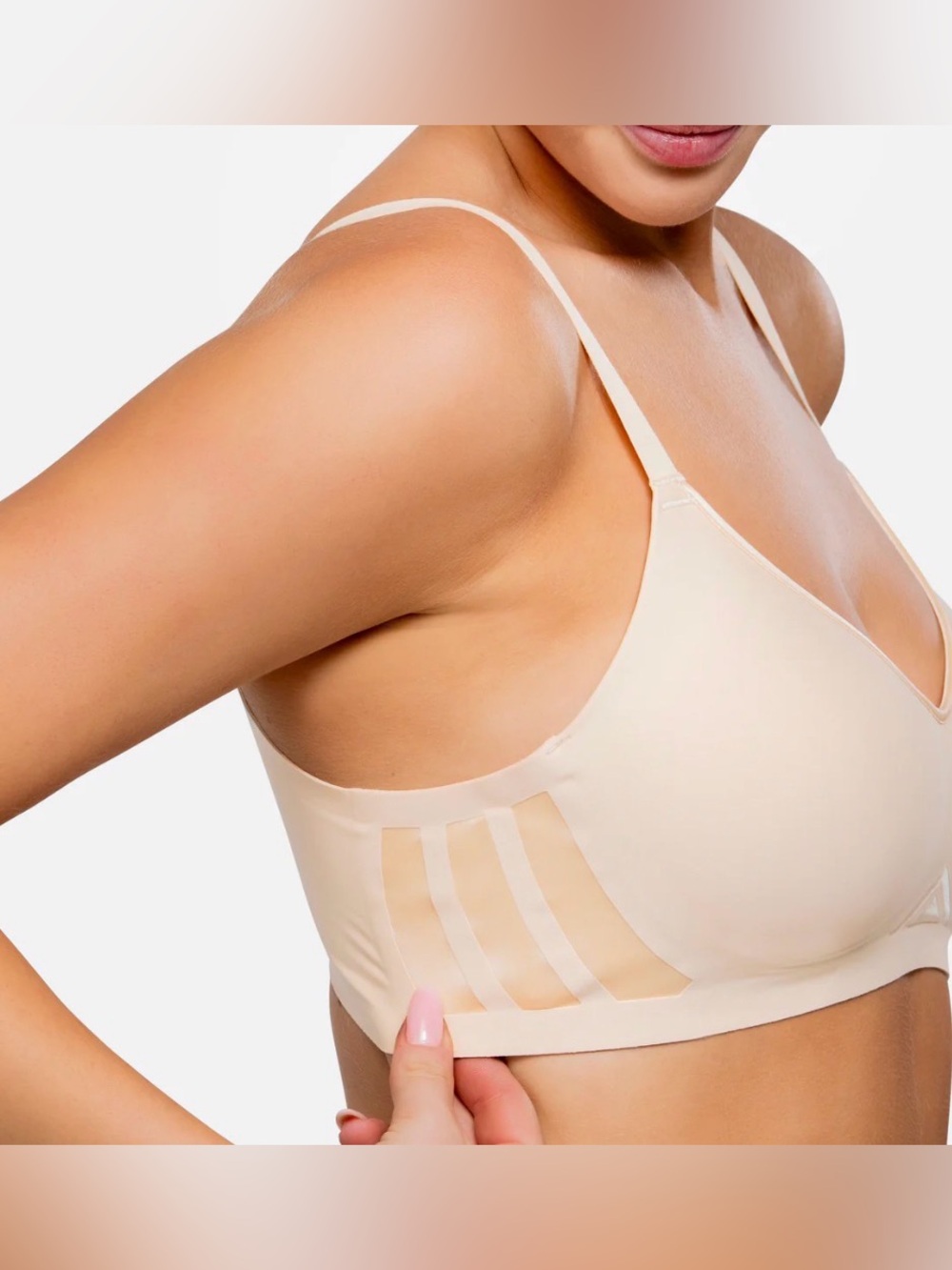 NIP Underoutfit 1277 Pureshape bra, color sand, Size Large